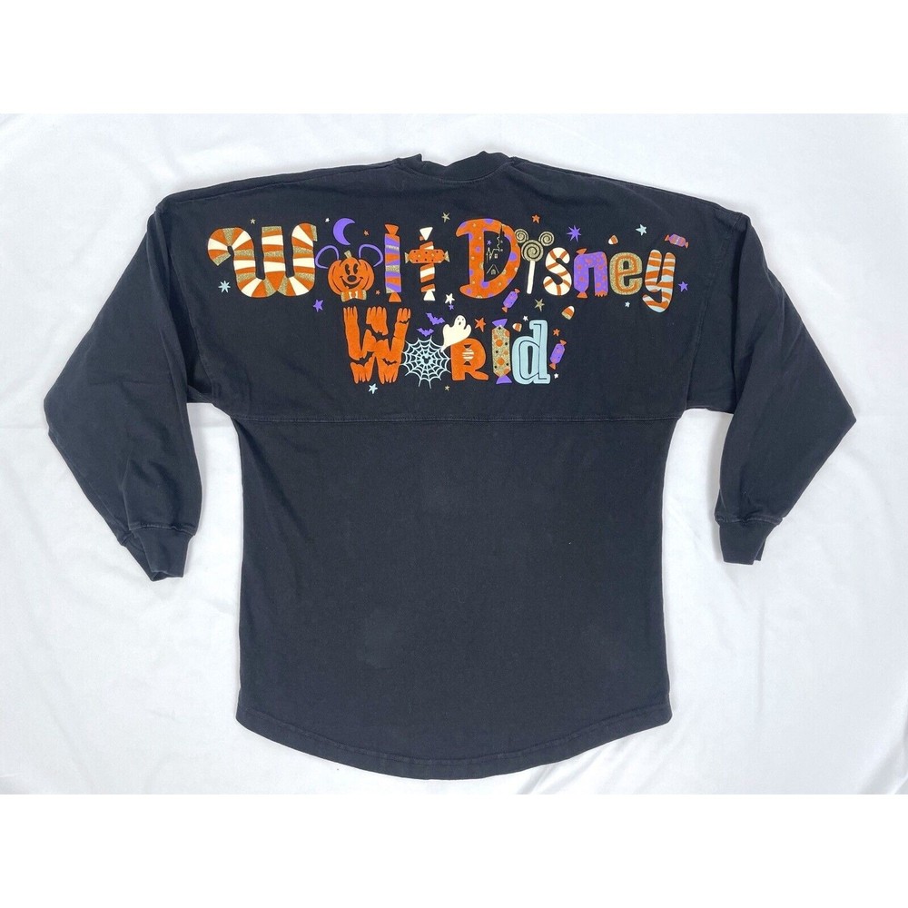 Walt Disney World Black Adult XS Halloween‎ Candy Spirit Jersey 2020 Sweatshirt